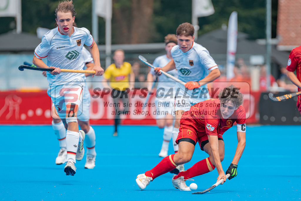 HK_20230715_102521 | Euro Hockey MU18 SF2 Spain vs Germany Championship Girls &amp; Boys am 15.7.2023 CHTC , Krefeld ,