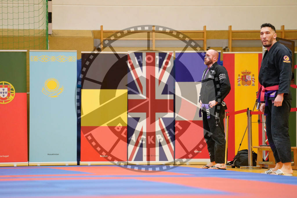 20240203PBB06419 | Fighters compete during the Brazilian Jiu-Jitsu Championship of the AJP Tour in Maintal by Frankfurt am Main, Germany, on February 2, 2024.