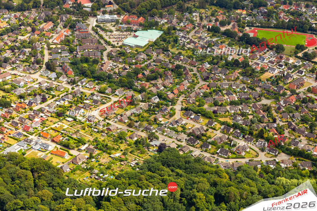 Das Luftbild der Stadt Ratekau wurde 2022 vom Flugzeug heraus erstellt (keine Drohnen-Aufnahmen) Aufnahmehöhe ca.450 Meter- hohe Bildauflösung und Druck-Qualität. Garantiert!