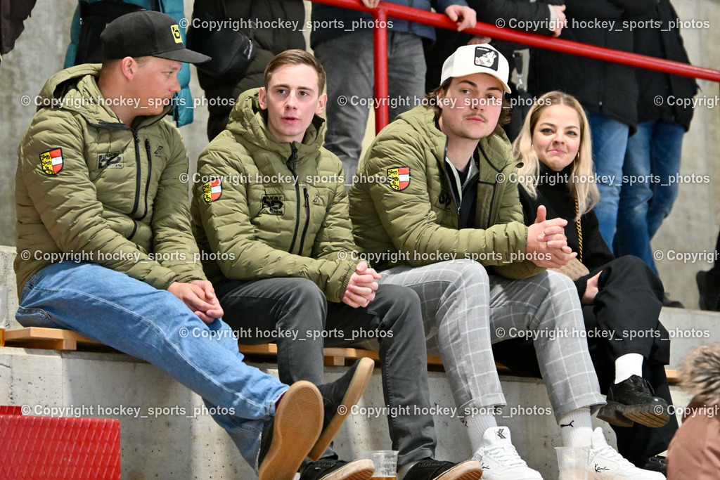 EC Hornets Spittal vs. USC Piraten Velden 18.2.2024 | Besucher Eishalle Spittal an der Drau, EC Hornets Spittal vs. USC Piraten Velden 18.2.2024, EC Hornets Spittal vs. USC Piraten Velden 18.2.2024 am 18.02.2024 in Spittal an der Drau (Eissportzentrum Spittal), Austria, (Photo by Bernd Stefan)