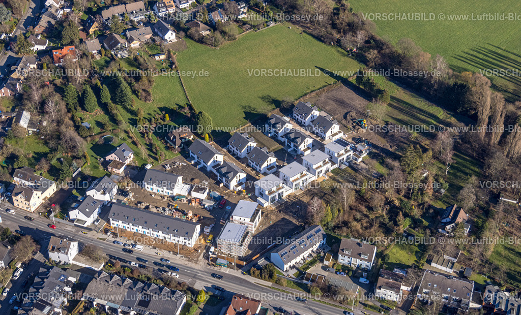 Muelheim230201512 | Luftbild, Baustelle altes Rumbaum Gelände für Neubau Wohnsiedlung Kölner Straße, Saarn - Süd, Mülheim an der Ruhr, Ruhrgebiet, Nordrhein-Westfalen, Deutschland