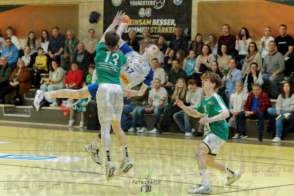 mJC-Regionalliga, Halbfinale Hessenmeisterschaft; HSG Dutenhofen/Münchholzhausen - TSV Pfungstadt | mJC-Regionalliga, Halbfinale Hessenmeisterschaft; HSG Dutenhofen/Münchholzhausen - TSV Pfungstadt am 15.03.2025 in Münchholzhausen (Sporthalle Münchholzhausen)Photo © 2025 - Jörg Heinrich - Realisiert mit Pictrs.com