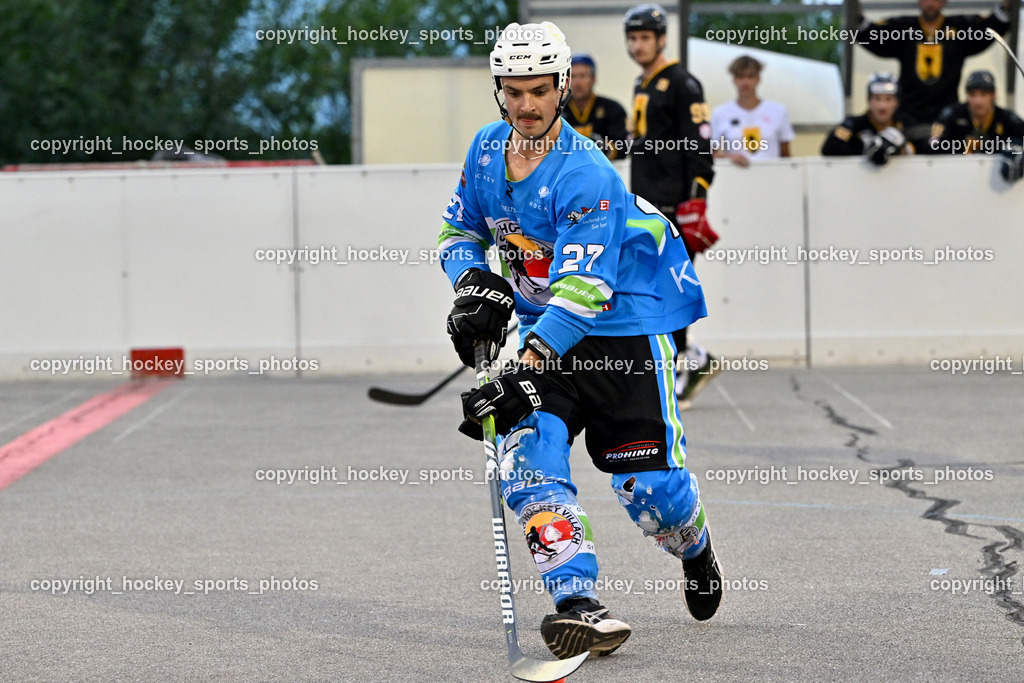 ASKÖ Hockey Villach vs. VAS Ballhockey  | #27 DOUJAK Matthias ASKÖ Villach Hockey, ASKÖ Hockey Villach vs. VAS Ballhockey , ASKÖ Hockey Villach vs. VAS Ballhockey  am 06.07.2025 in Villach (Alpen Arena ), Austria, (Photo by Bernd Stefan)