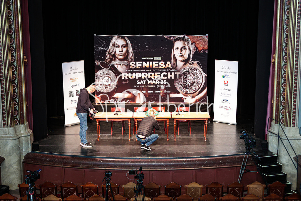 Seniesa Estrada - Tina Rupprecht/ Pressekonferenz | das Kurhaus in Goeggingen ist Gastgeber fuer die offizielle Pressekonferenz von Tina Rupprecht