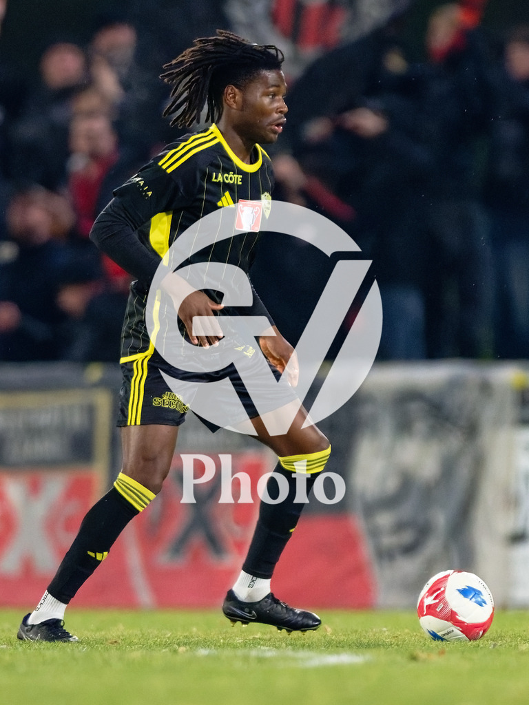 Coupe Suisse - 1/8 de finale - FC Stade Nyonnais v Neuchatel Xamax |  during the Coupe Suisse - 1/8 de finale match between FC Stade Nyonnais and Neuchatel Xamax at Centre sportif de Colovray in Nyon, Switzerland