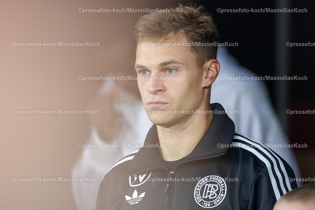 DFB10102502049 | 10.10.2025, Fußball, Länderspiel, Deutschland - Luxemburg, UEFA WM-Qualifikation, 2025/2026, Gruppe A, PreZero Arena in Sinsheim: Joshua Kimmich (GER #06) DFB regulations prohibit any use of photographs as image sequences and or quasi-video.