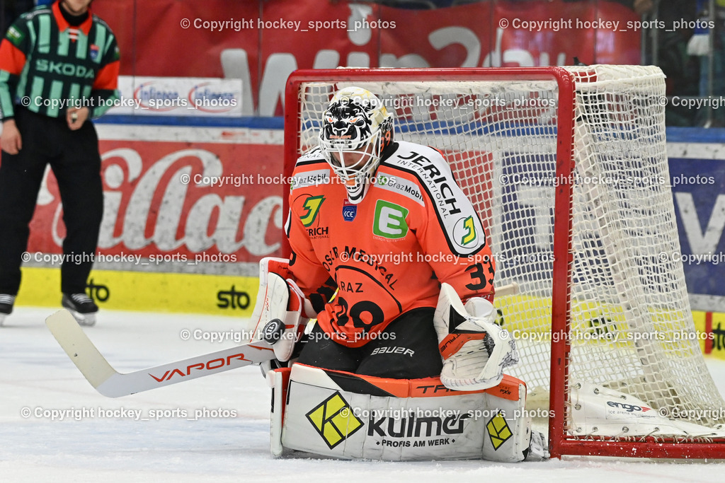 EC IDM WÄRMEPUMPEN VSV vs. MOSER MEDICAL GRAZ99ERS | #33 Maxime Lagacé Graz 99ers, EC IDM WÄRMEPUMPEN VSV vs. MOSER MEDICAL GRAZ99ERS, EC IDM WÄRMEPUMPEN VSV vs. MOSER MEDICAL GRAZ99ERS am 17.03.2026 in Villach (Stadthalle Villach), Austria, (Photo by Bernd Stefan)