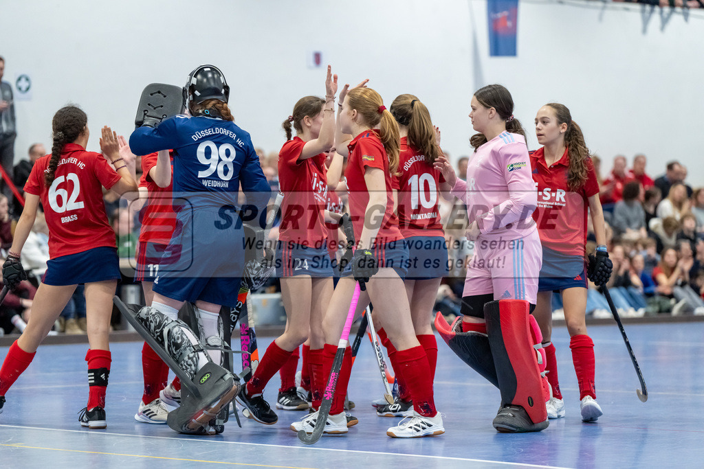 HK_20250223_103101 | Deutsche Meisterschaft wU14 Finale und Ehrungen am 23.2.2025 Düsseldorfer HC, Düsseldorf