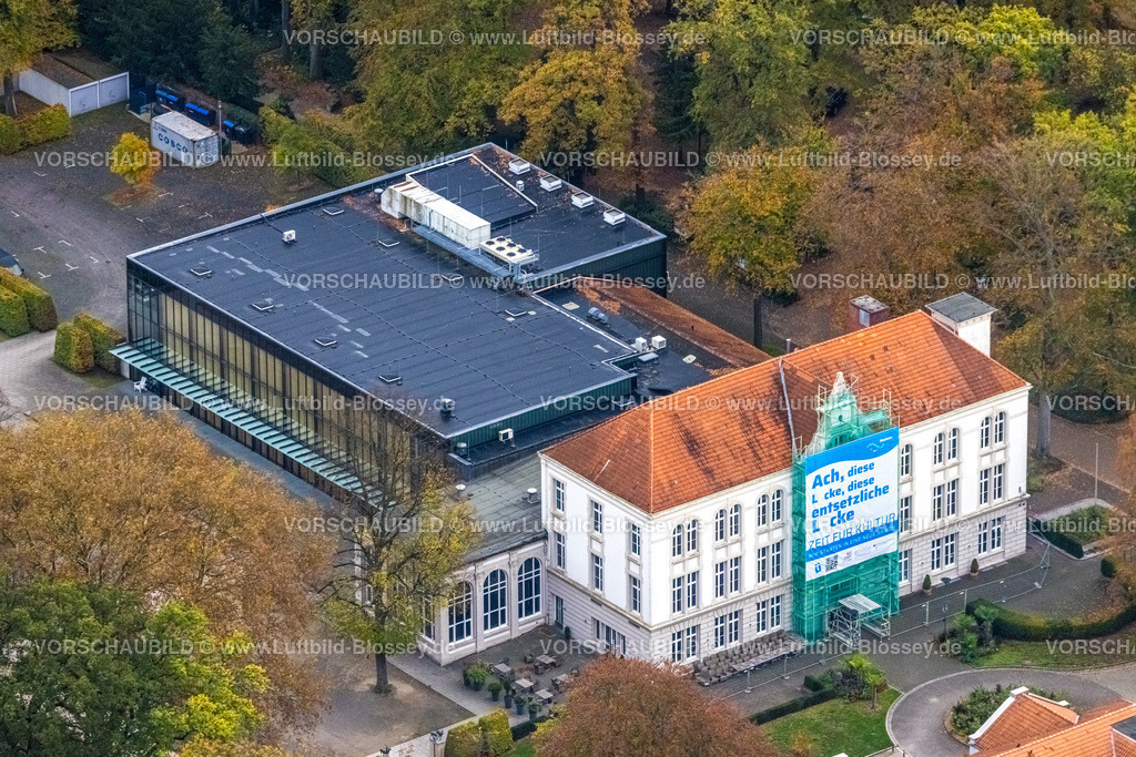 Hamm221011818 | Luftbild, Kurhaus Bad Hamm, Spruch Ach diese Lücke, Mitte, Hamm, Ruhrgebiet, Nordrhein-Westfalen, Deutschland