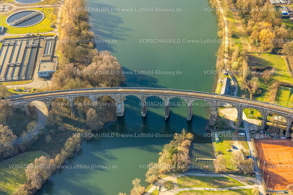 Herdecke260304315 | Luftbild, Ruhrviadukt Herdecke Fluss Ruhr, Herdecke, Ruhrgebiet, Nordrhein-Westfalen, Deutschland