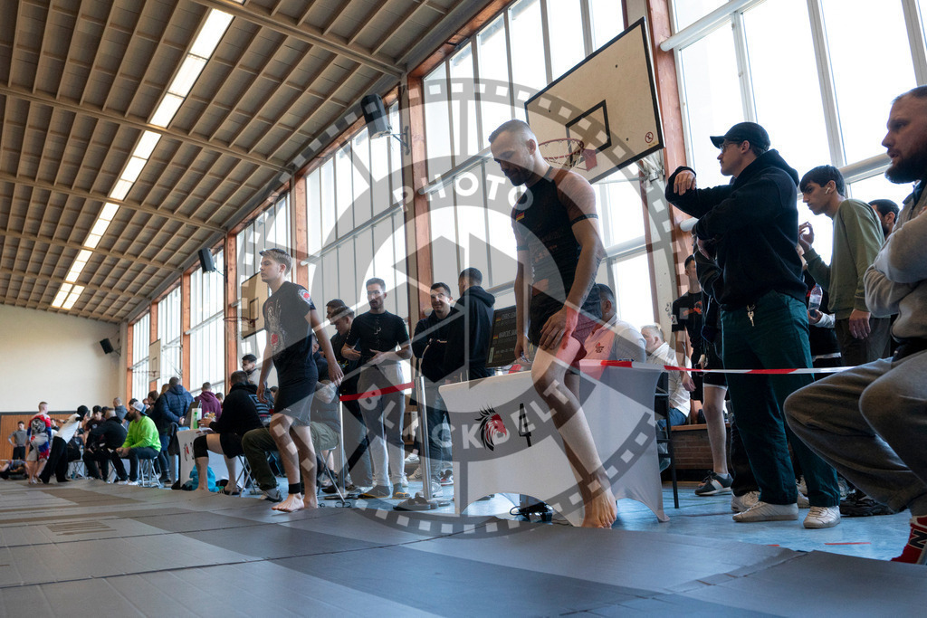 20240309PBB4197 | Fighters compete during the International Luta Livre (ILLCS) Spring Championship in Hannover, Germany, on March 9, 2024.