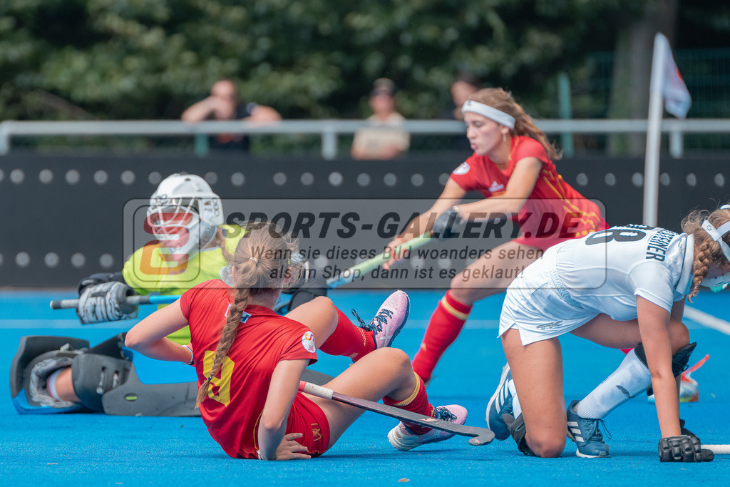 HK_20230710_2-18 | Euro Hockey WU18 Spain - Austria Championship Girls &amp; Boys am 10.7.2023 CHTC , Krefeld ,