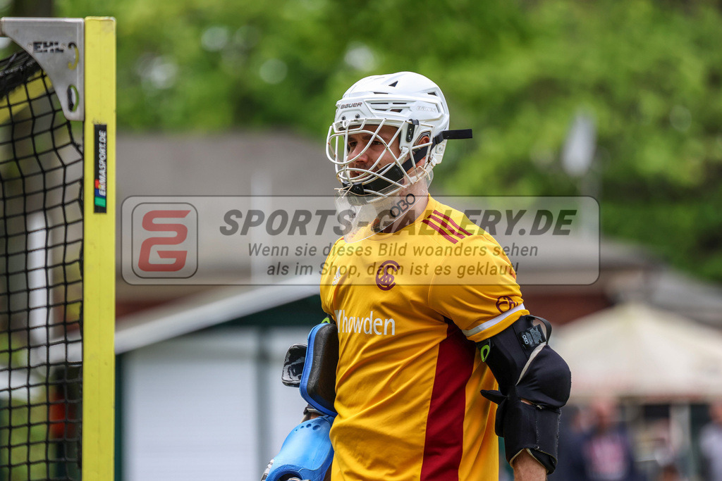 MJ_2023-05-20-HTCU-MSC-63 | Benjamin Kurney (Münchner SC #1), Uhlenhorst Mülheim - Münchner SC am 1.10.2022 im Waldstadion, Mülheim a. d. Ruhr