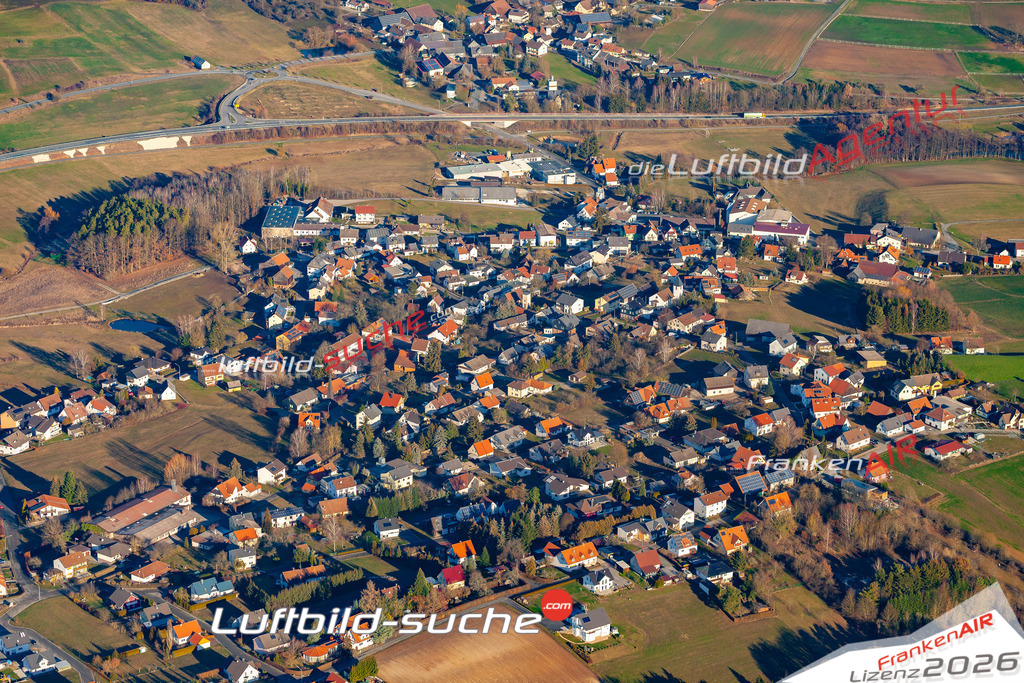 Das Luftbild der Stadt Schneckenlohe wurde 2019 vom Flugzeug heraus erstellt (keine Drohne) Aufnahmehöhe ca.400 Meter- hohe Auflösung- beste Druck-Qualität garantiert!