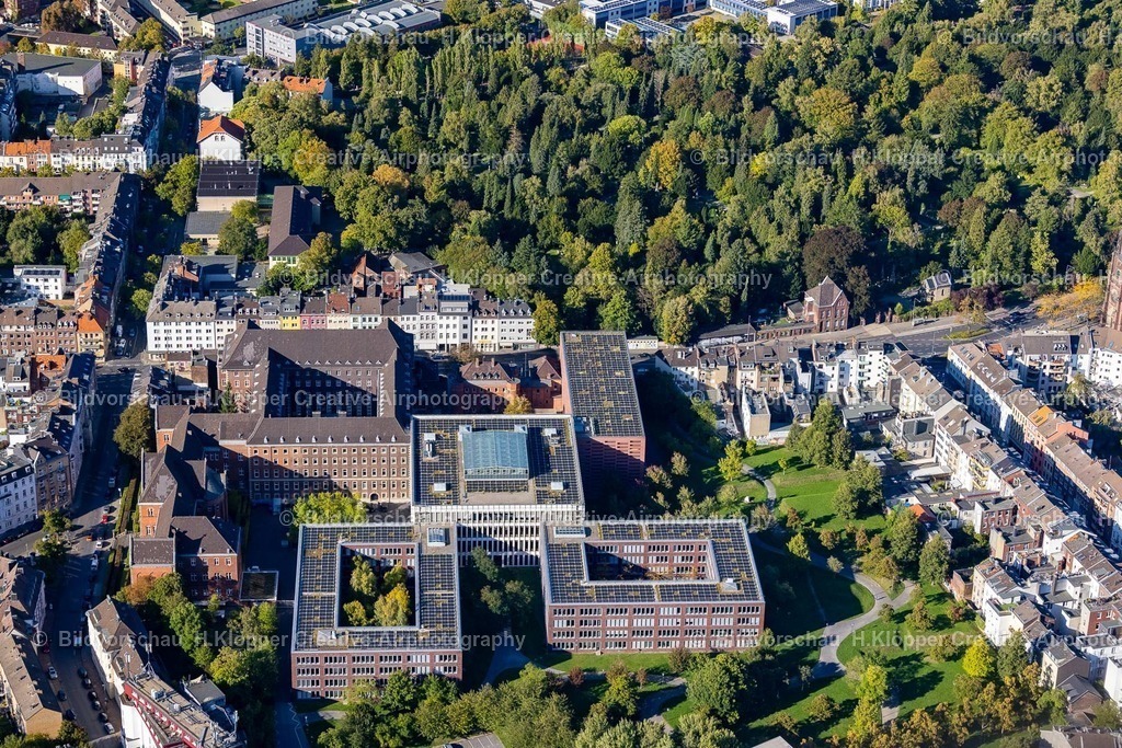Lufbilder Aachen-6126 | Gerichts- Gebäudekomplex - Landgericht und Justizzentrum an der Adalbertsteinweg in Aachen im Bundesland Nordrhein-Westfalen, Deutschland. - Realisiert mit Pictrs.com