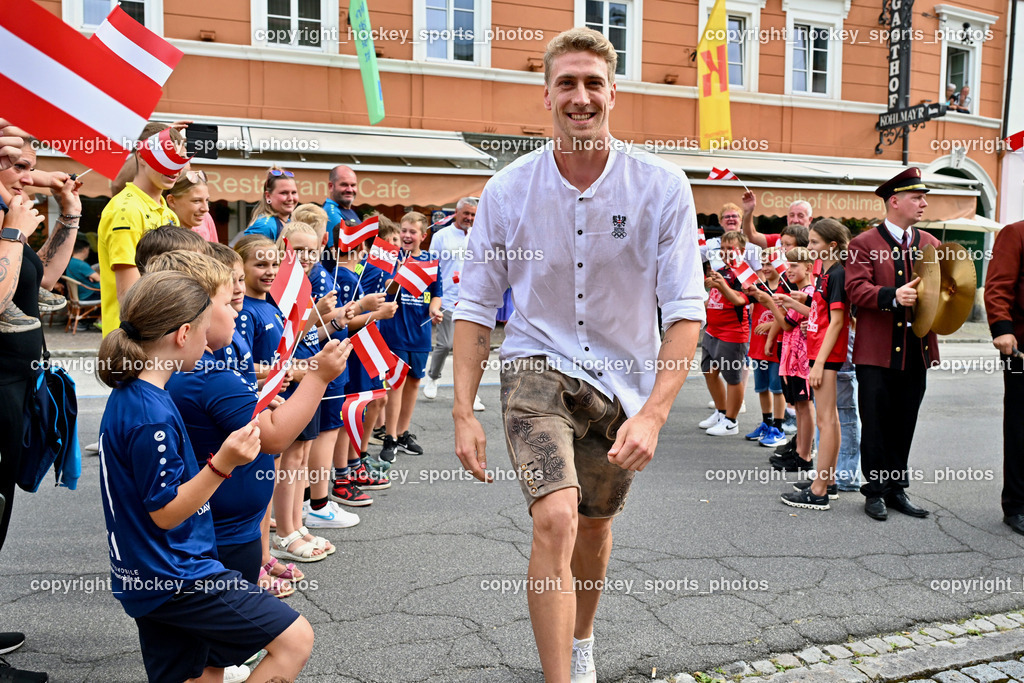 Empfang Heiko Gigler in Gmünd | Empfang Heiko Gigler in Gmünd, Empfang Heiko Gigler in Gmünd am 14.08.2024 in Gmünd (Hauptplatz Gmünd), Austria, (Photo by Bernd Stefan)