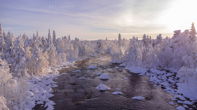 Winterlandschaft Arjeplog