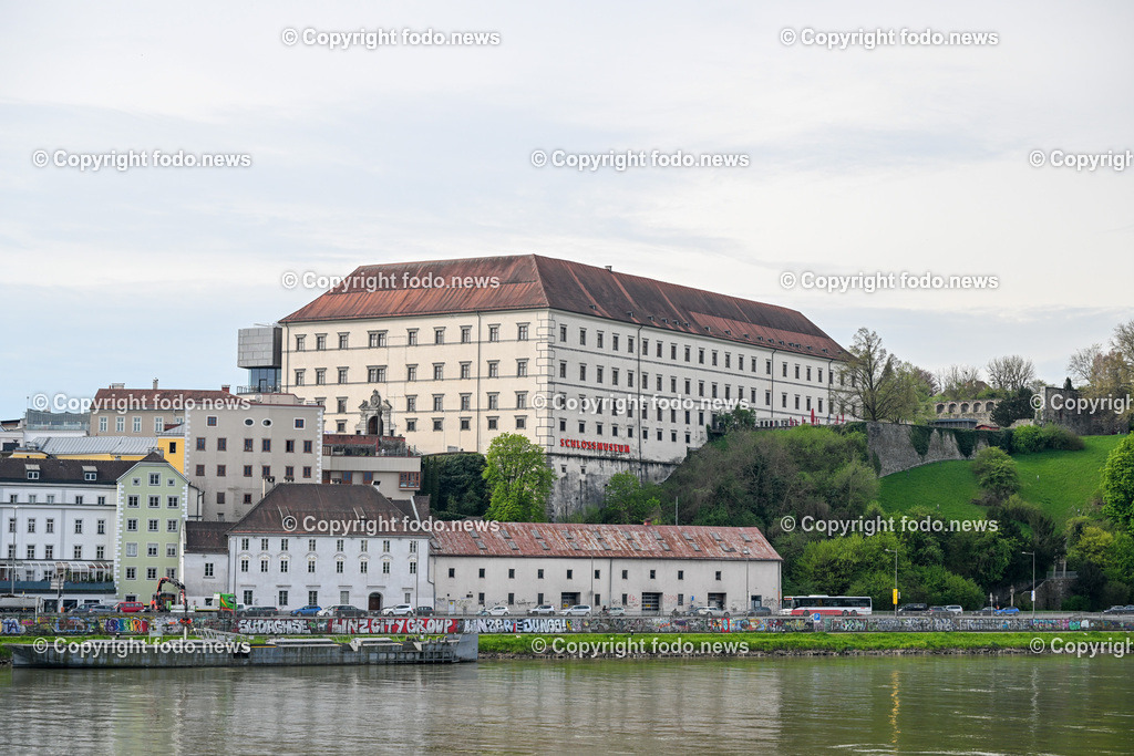 Schloss Linz_ Linzer Schloss_ 28.04.2023-1 | 28.04.2023, Schloss Linz, AUT, Linzer Schloss, im Bild Schloss Linz, Linzer Schloss, Schloß, Donaulaende, Salzstadl