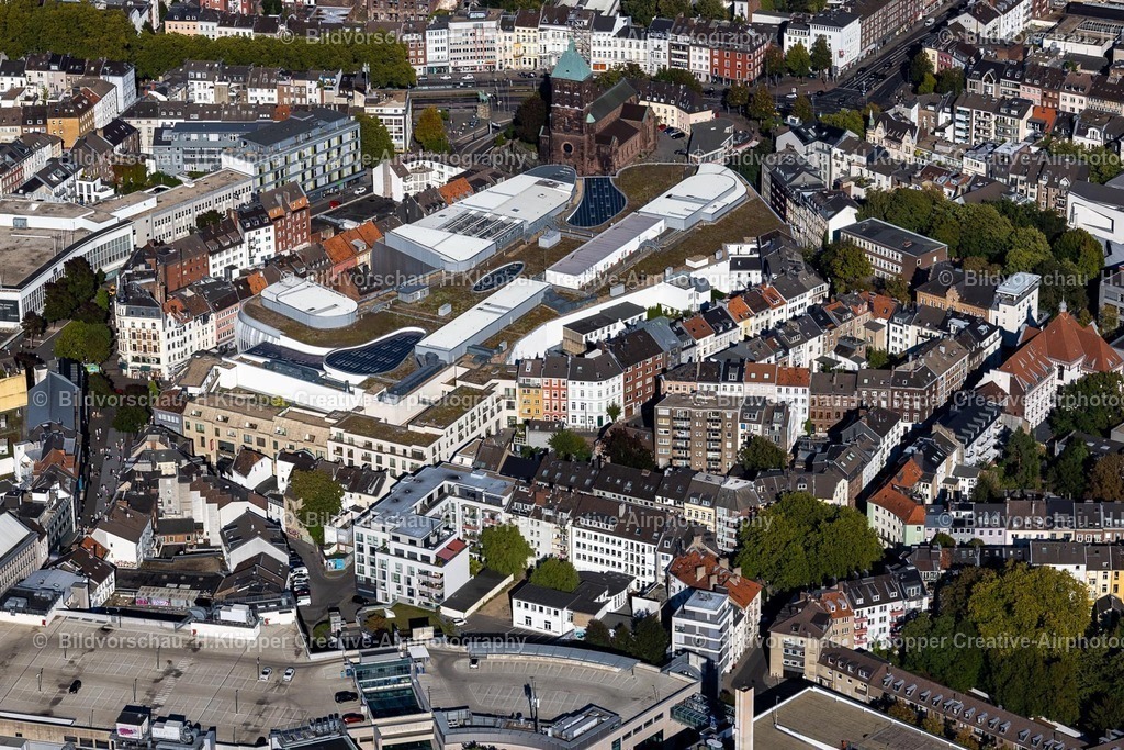 Lufbilder Aachen-6043 | Luftbild Gebäude des Einkaufszentrum " Aquis Plaza Aachen " an der Adalbertstraße in Aachen - Realisiert mit Pictrs.com
