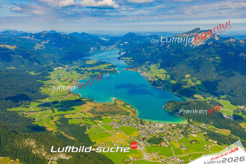 Luftbild Vs Google Maps  Wolfgangsee  Strobl -Das Luftbild wurde 2025 vom UL-Flugzeug heraus erstellt ( keine Drohne ) - Hochauflösende Luftaufnahme -Nicht vergleichbar mit Google Maps oder Satelittenbilder- Die Geschenkidee !Mit Lizenz und Bildrechte bestellbar