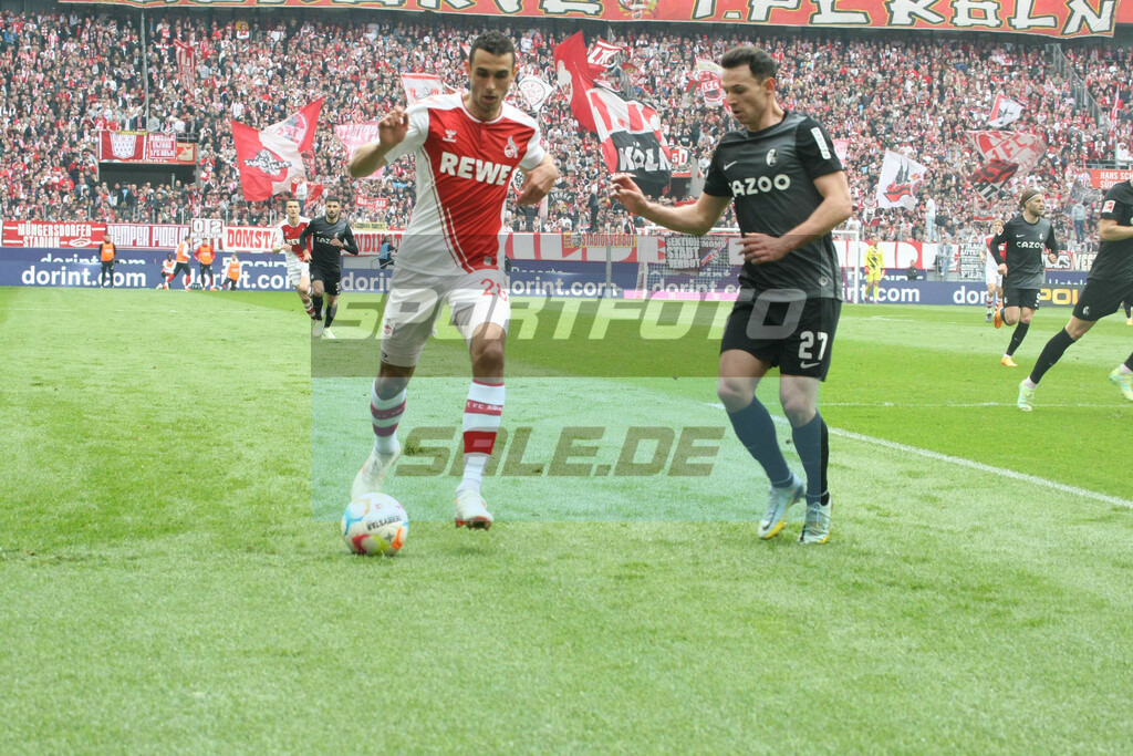 1. FC Köln - SC Freiburg | Ellyes Skhiri und Nicolas Höfler - © Sportfoto-Sale (MK) - Realisiert mit Pictrs.com