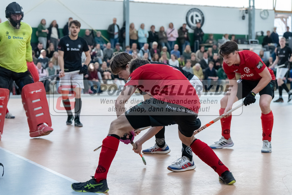 HK_20250202_102354 | 2. Bundesliga Halle Herren Club Raffelberg - Schwarz Weiss Köln am 2.2.2025 Halle am Raffelberg, Duisburg ,