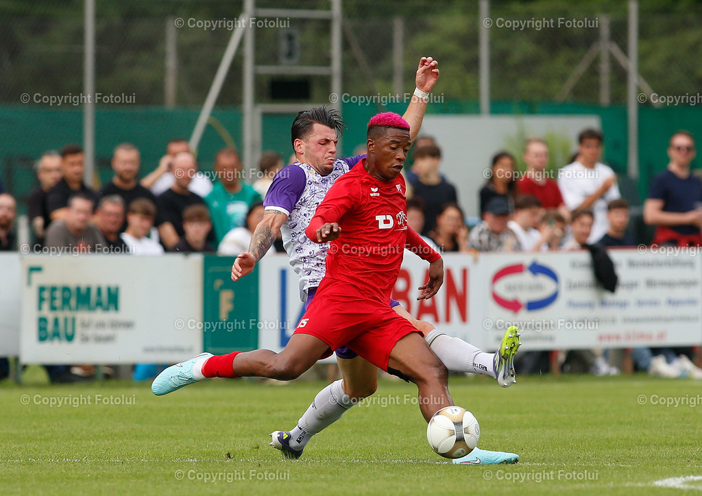 A_LUI_26072025_19 | SPORT,FUSSBALL,UNIQA OEFB CUP 1.RUNDE   26.07.2025 ASKOE OEDT-AUSTRIA SALZBURG IM BILD: JONATHAN ALUKWU  (OEDT) UND DENIS KAHRIMANOVIC (SALZBURG) FOTO:FOTOLUI