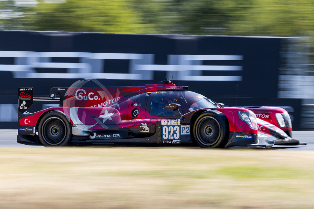 Trainproduction-20230608-1028 | LE MANS,FRANCE,08.Jun.23 - MOTORSPORTS - WEC, FIA World Endurance Championships, 24 Hours of Le Mans, Circuit de la Sarthe, free practice 3. Image shows Salih Yoluc (TUR), Tom Gamble (GBR) and Dries Vanthoor (BEL/ Racing Team Turkey). Photo: Trainproduction / Matthias Trinkl