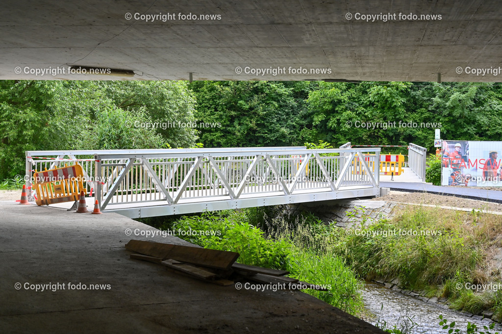 Linz Urfahr_ Alubrücken_ Haselbach_ 15.06.2023-1 | 15.06.2023, Linz Urfahr, AUT, Alu-Bruecken, Haselbach, im Bild Alu-Bruecken, Haselbach