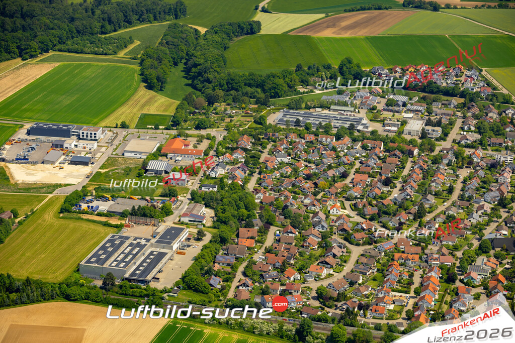 Das Luftbild zeigt  Beimerstetten - Die Luftaufnahme wurde 2023 vom UL-Flugzeug aus erstellt ( keine Drohne ) - Hochauflösende Luftaufnahme - Für grossformatige Ausdrucke geeignet. Die Geschenkidee !Mit Lizenz und Bildrechte bestellbar