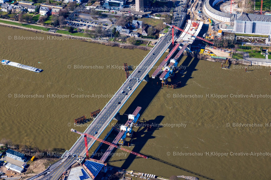 Luftbilder Koblenz-0033 | Luftbildfotografie Luftbild Ersatzneubau des Brückenbauwerk " Pfaffendorfer Brücke " in Koblenz im Bundesland Rheinland-Pfalz, Deutschland - Realisiert mit Pictrs.com