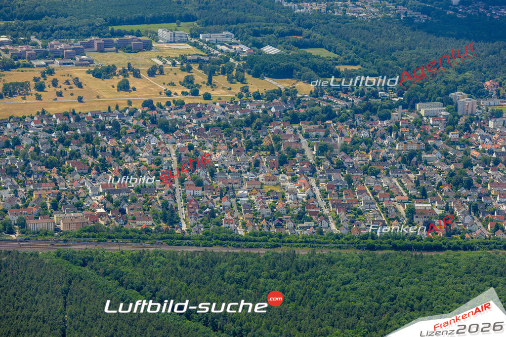Das Luftbild zeigt : Altenfurt Nürnberg - Die Luftaufnahme wurde 2023 vom UL-Flugzeug aus erstellt ( keine Drohne ) - Hochauflösende Luftaufnahme - Für grossformatige Ausdrucke geeignet. Die Geschenkidee !Mit Lizenz und Bildrechte bestellbar