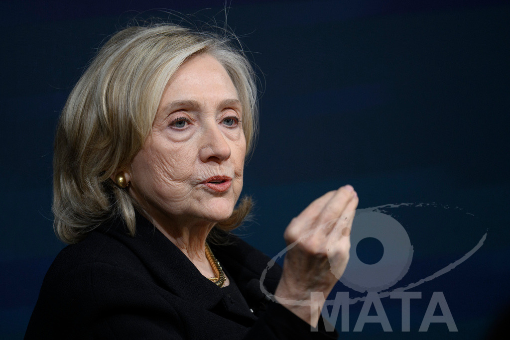 _DWA3699 | Die US-Politikerin Hillary Clinton auf der Veranstaltung Bridging Scholarship and Statecraft im Rahmen der Münchner Sicherheitskonferenz 2026. München, 13.02.2026 Bayern Deutschland  - Realisiert mit Pictrs.com