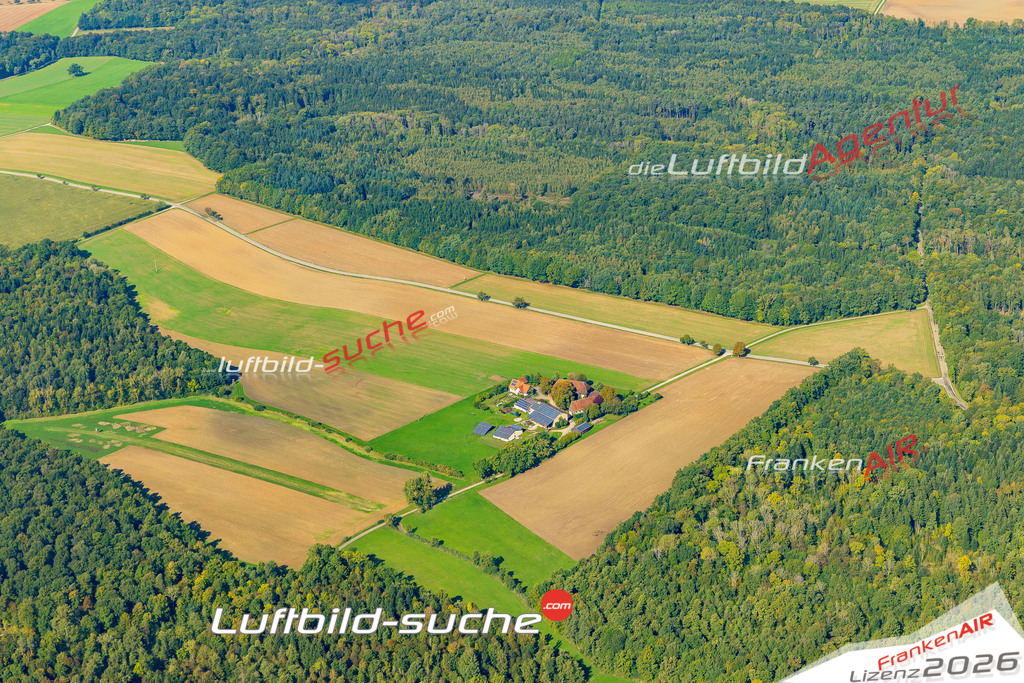 Luftaufnahme Schöngras Schrozberg - Die Luftaufnahme wurde 2025 vom UL-Flugzeug heraus erstellt ( keine Drohne ) - Hochauflösende Luftaufnahme - für professionelle Ausdrucke geeignet. Die Geschenkidee !Mit Lizenz und Bildrechte bestellbar