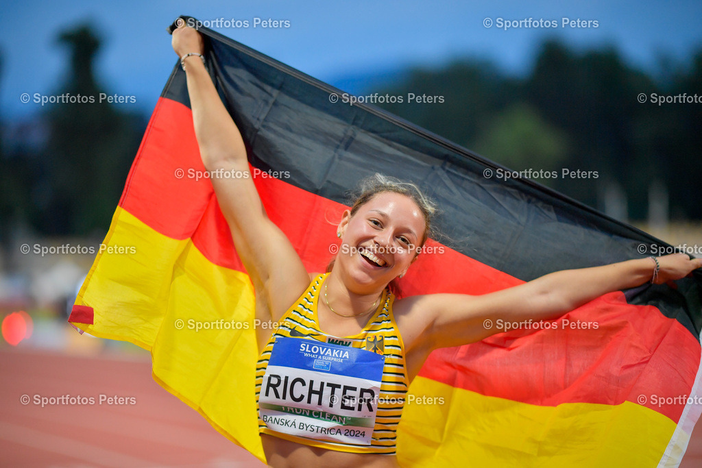 U18 EM - Tag 3_Pauline Richter_3 | U18-EM am 20.07.2024 in Banska BrysticaFoto: DLV/Kai Peters - Realisiert mit Pictrs.com