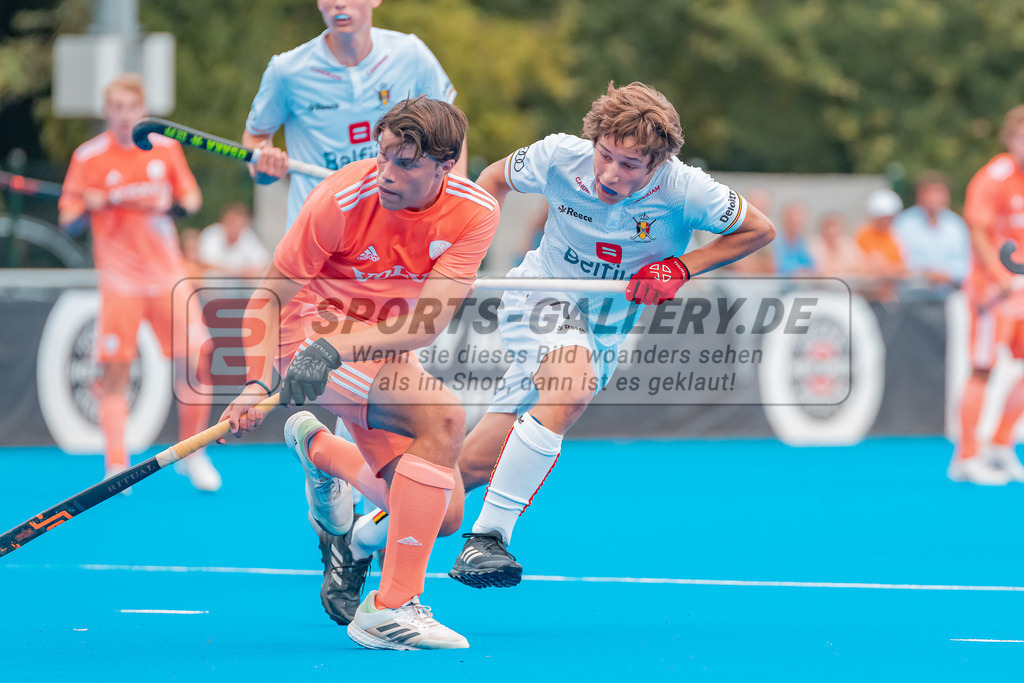 HK_20230715_102308 | Euro Hockey MU18 SF1 Belgium vs Netherlands  Championship Girls & Boys am 15.7.2023 CHTC , Krefeld ,