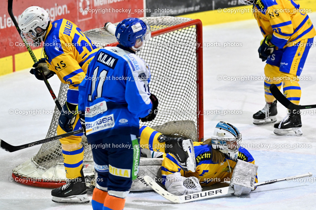 ESC SPARKASSE STEINDORF vs. EHC Althofen | #1 Adamitsch Anja EHC Althofen, #11 Kalan Luka ESC Steindorf, #52 Duller Christoph EHC Althofen, ESC SPARKASSE STEINDORF vs. EHC Althofen, ESC SPARKASSE STEINDORF vs. EHC Althofen am 06.03.2026 in Steindorf (Ossiachersee Halle), Austria, (Photo by Bernd Stefan)