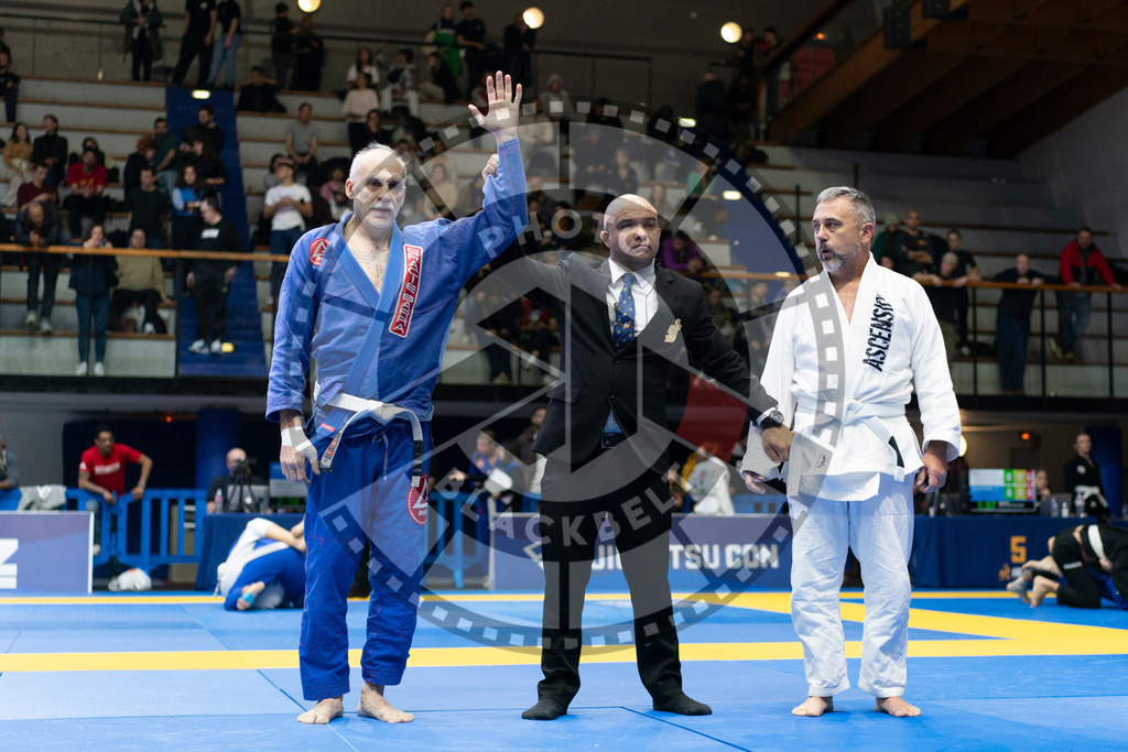 20240119PBB3514 | Fighters compete during the IBJJF European Championship in Paris, France, on January 19, 2024.