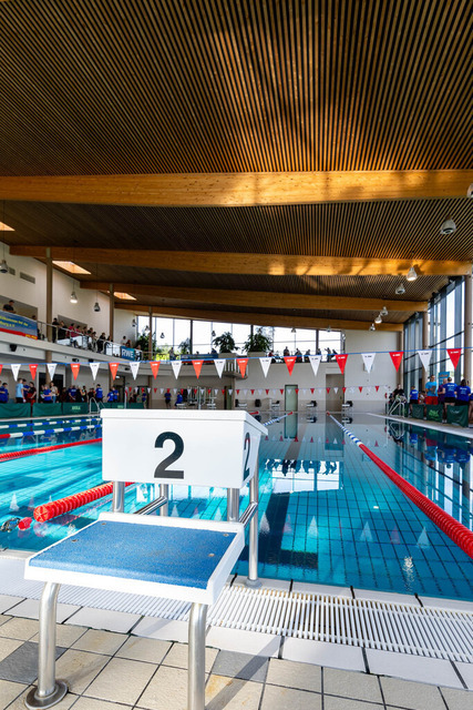 DLRG, Wettkampf, Rettungssport, Landesverbandsmeisterschaften 2026 13.06.2026 | Bedburg, Deutschland - June, 13: [bX] aus dem Verein DLRG [ogX] im Lauf Nr. Einschwimmen der Landesverbandsmeisterschaften 2026 im MonteMare Bedburg. In dem Lauf Nr. Einschwimmen traten die Teilnehmenden in der Disziplin unbekannt gegeneinander an. (Foto: Benedikt Lang (DLRG) - Realisiert mit Pictrs.com
