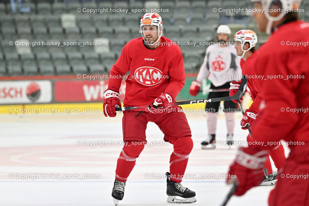 EC KAC Trainingsstart | Jordan Murray, EC KAC Neuzugang, EC KAC Trainingsstart, EC KAC Trainingsstart am 06.08.2025 in Klagenfurt (Heidi Horten Eishalle ), Austria, (Photo by Bernd Stefan)