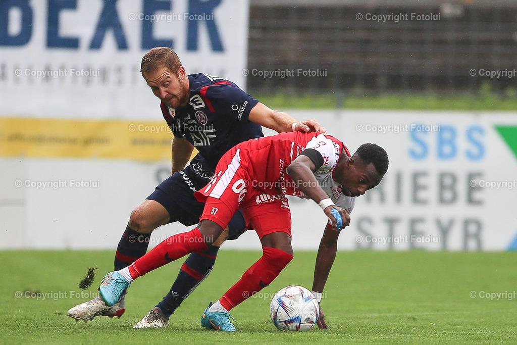 A_LUI_20220821_0007 | SPORT FUSSBALL ADMIRAL 2. LIGA VORWÄRTS STEYR VS GAK 1902

IM BILD: Gerhard Mena Dombaxi (Steyr), Markus Rusek ( GAK 1902 )


FOTO:FOTOLUI/UW
