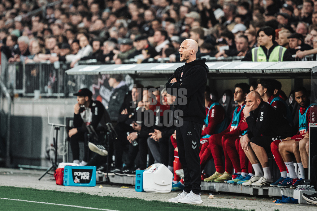 Fußball | Männer | Saison 2025/2026  | Fußball-Bundesliga | 30. Spieltag | FC St. Pauli vs. 1. FC Köln | 17.04.2026 | Trainer Rene Wagner (1. FC Köln)