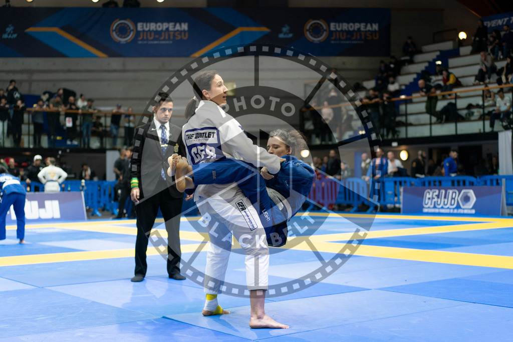 20240119PBB3265 | Fighters compete during the IBJJF European Championship in Paris, France, on January 19, 2024.