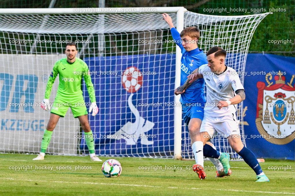 SAK vs. ATUS Velden 19.4.2024 | #1 Kristijan Kondic SAK, #5 Jakob Geister SAK, #9 Tom Zurga ATUS Velden, SAK vs. ATUS Velden 19.4.2024, SAK vs. ATUS Velden am 19.04.2024 in Klagenfurt (Sportpark Welzenegg), Austria, (Photo by Bernd Stefan)