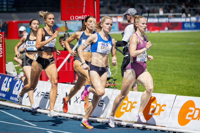 Deutsche Leichtathletik-Meisterschaften; Bochum-Wattenscheid, 25.07.2026 | 800m mit Alica Schmidt (SCC Berlin) und Tanja Spill (TSV Bayer Dormagen); Deutsche Leichtathletik-Meisterschaften am 25.07.2026 im Lorheide-Stadion, Bochum-Wattenscheid (Nordrhein-Westfalen).