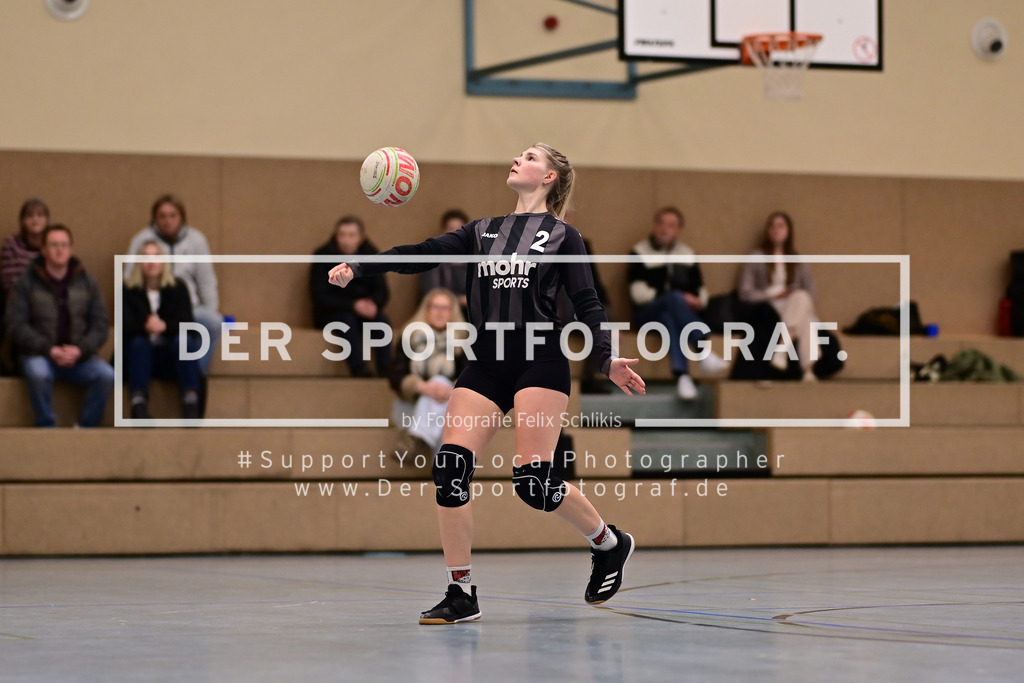 Faustball I Frauen I Saison 2025-2026 I Bundesliga Nord I 7c. Spieltag I MTV Wangersen - Ohligser TV I 25.01.2026 I 38810 | Der Sportfotograf. - Realisiert mit Pictrs.com