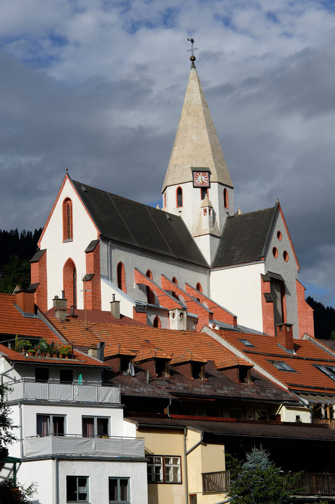 Stadtkirche | Murau, Austria - August 13, 2011: Stadtkirche. - Realisiert mit Pictrs.com