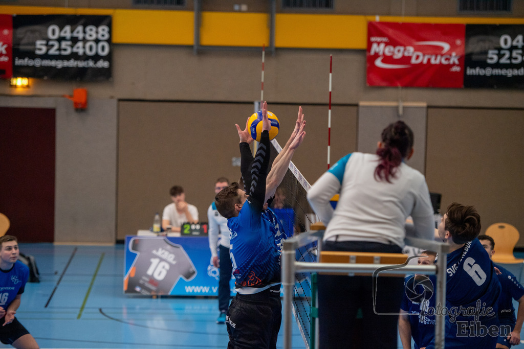 VSG Ammerland-VSG Lüneburg 2 | Volleyball Regionalliga; VSG Ammerland-VSG Lüneburg 2 am 04.02.2024; in Westerstede (Sporthalle Norderstraße), Photo: Philip Eiben 2024 - Realisiert mit Pictrs.com