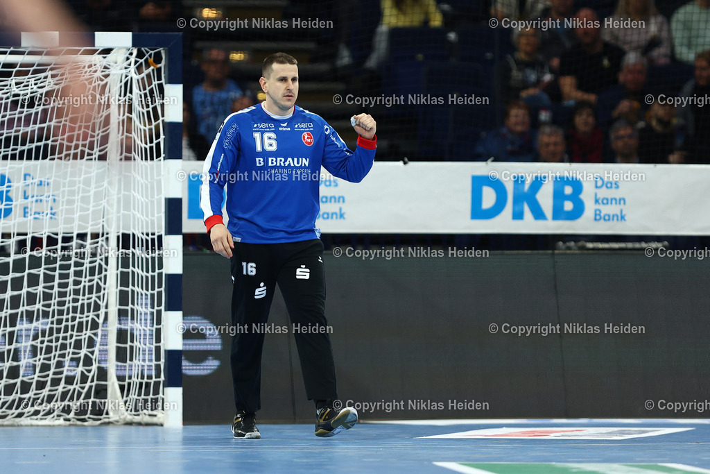 NH_HSVHamburg_MTMelsungen_HandballBundesliga_22022026 | #16 Nebojsa Simic (MT Melsungen)Handball I Herren I Bundesliga (Daikin HBL) I Saison 2025-2026 I 22. Spieltag I Handball Sport Verein Hamburg - MT Melsungen I 22.02.2026 I Barclays Arena