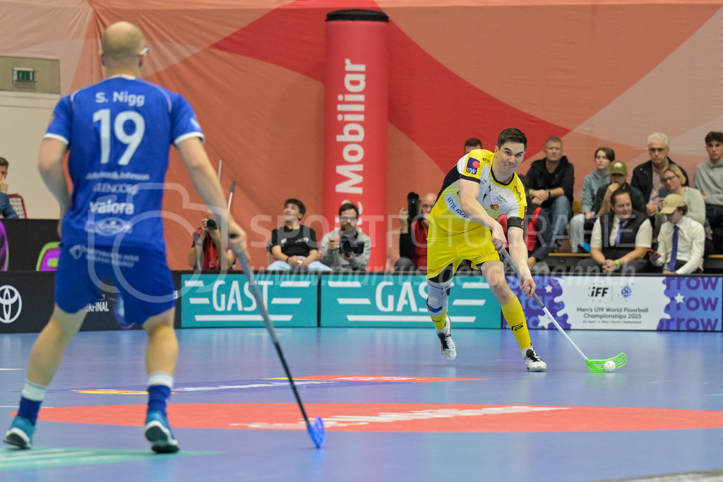 Zug United vs HC Rychenberg - 22. February 2025 | Zug United vs HC RychenbergSporthalle Wankdorf, BernNils Conrad (#4 HC Rychenberg Winterthur).Bild: Sportfotografie Markus Aeschimann | www.markus-aeschimann.ch - Realisiert mit Pictrs.com